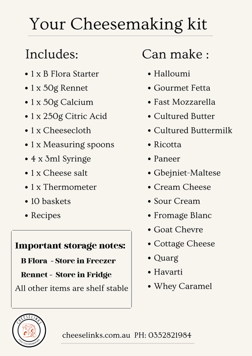 Cheeselinks Limited Edition CheeseFest 2026 Cheesemaking Kit