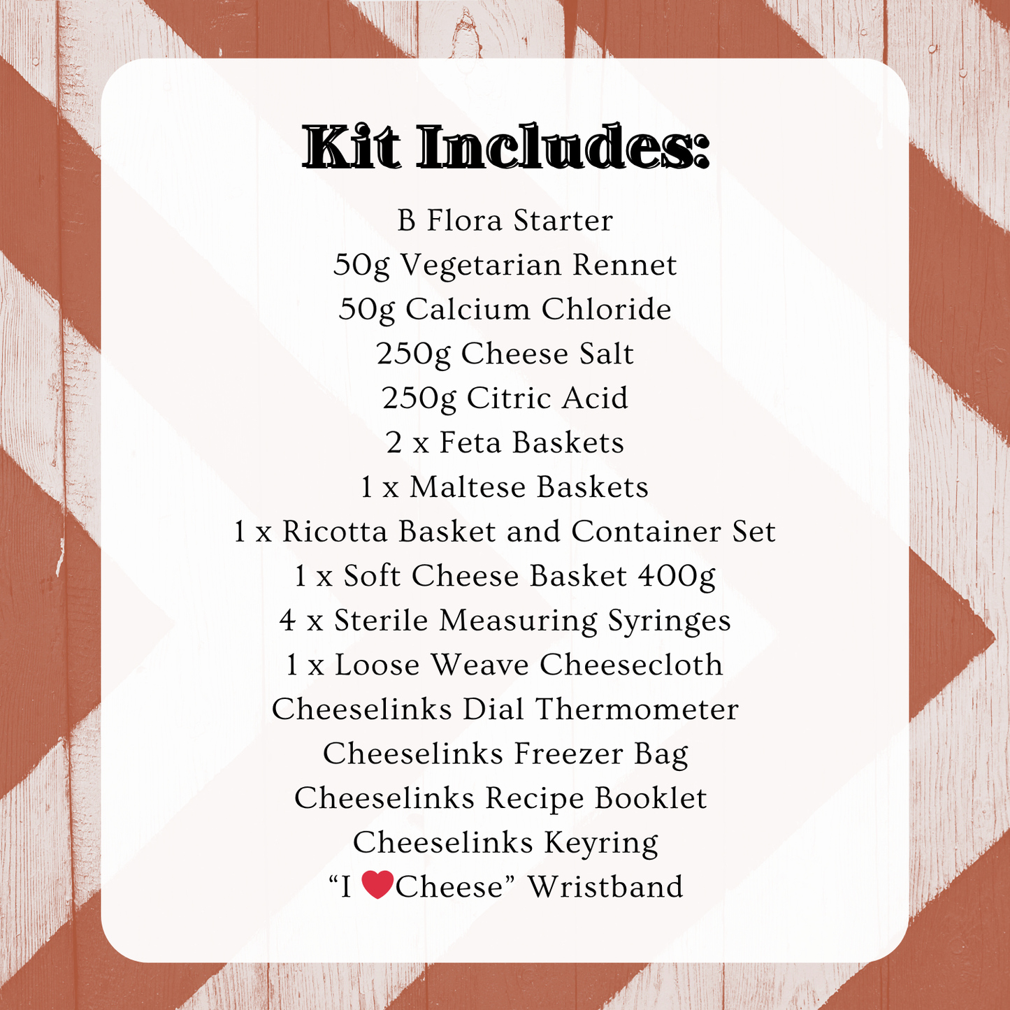 The Cultured Kit - Home Cheesemaking Kit