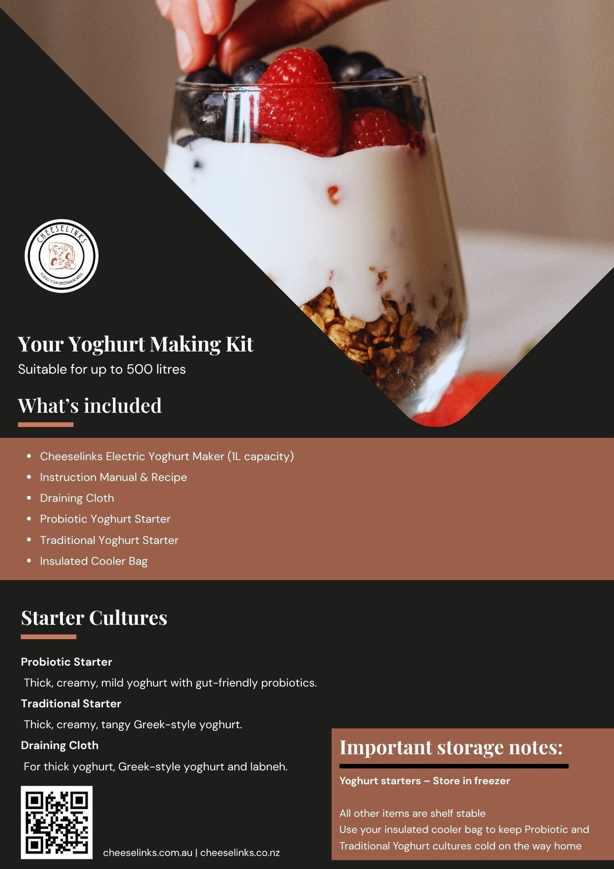 Cheeselinks Limited Edition Yoghurt Making Kit